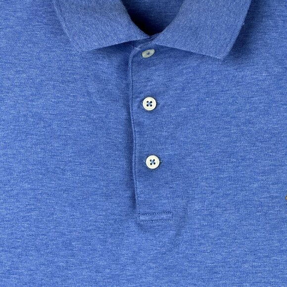 Polo Ralph Lauren Polo Shirt Men's L Blue Classic Fit Polo Pony Soft Cotton - Picture 4 of 10